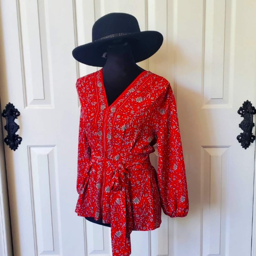 Womens western blouse M